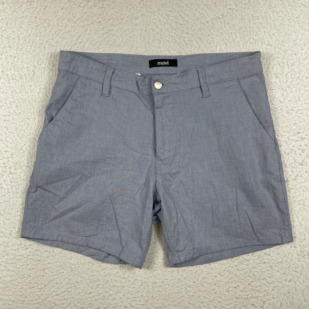 Mavi Nate Shorts Mens 36 Blue‎ Stretch Cotton Chino Summer Casual Bottoms